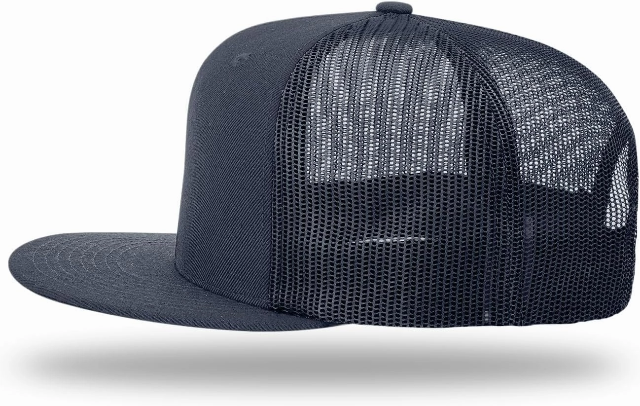 Richardson 511 Wool Blend Flatbill Trucker Cap Bundle with THP Hat & Clothing Brush