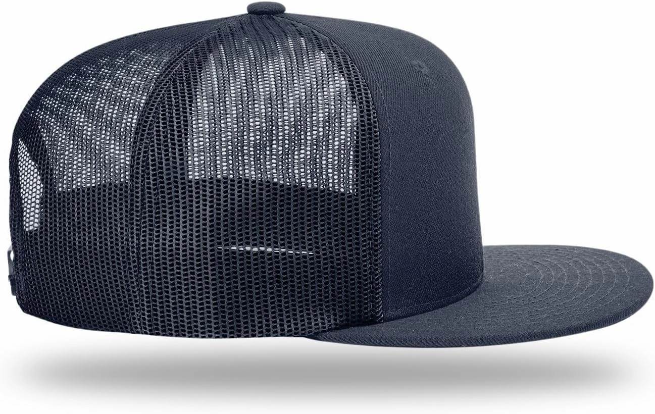 Richardson 511 Wool Blend Flatbill Trucker Cap Bundle with THP Hat & Clothing Brush