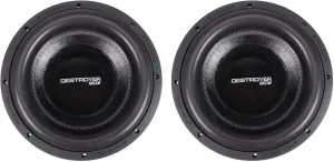 Rockville 2 Destroyer 12D2 12" Competition Car Audio Subwoofers USA Voice Coils
