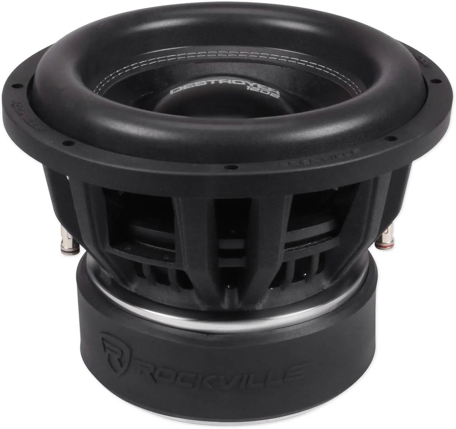 Rockville Destroyer 12D2 12" Competition Car Audio Subwoofer w/USA Voice Coils!