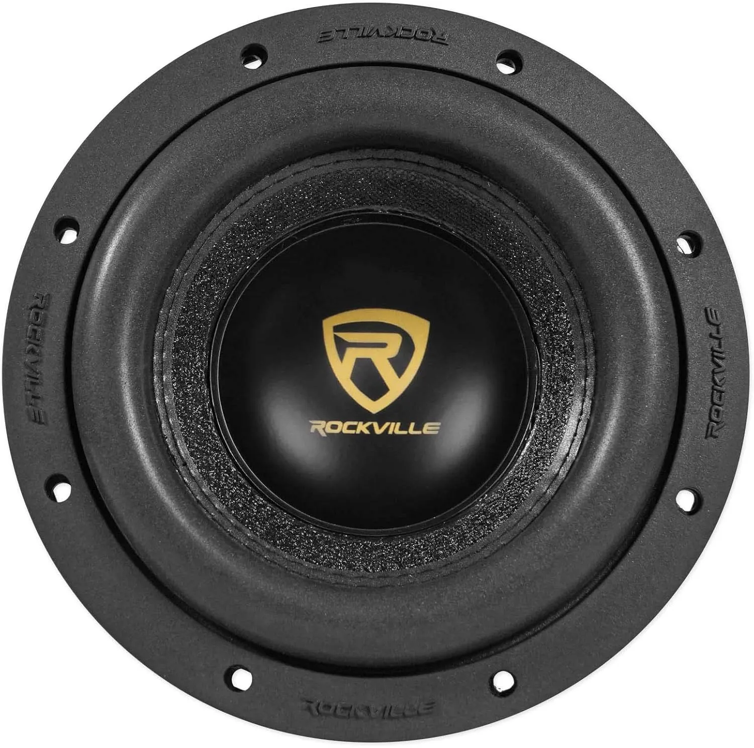 Rockville W8K9D4 8" Inch 2000w Peak Car Audio Subwoofer Dual 4-Ohm Sub 500w RMS CEA Rated, Black