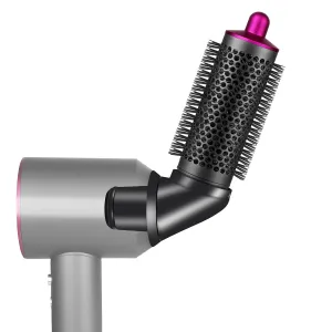 Round Brush Attachment for Dyson Airwrap With Adaptor for Dyson Hair Dryer Accessories, Transform Blow Dryer Into Round Volumizing Brush For Smooth Volumize Hair And Add Volume