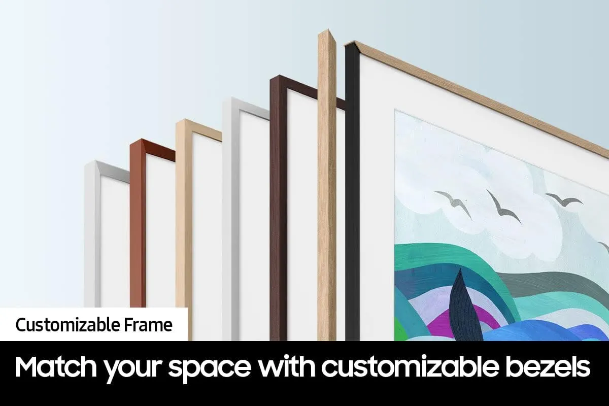 SAMSUNG 32-Inch Class QLED The Frame LS03C Series, Quantum HDR, Art Mode, Anti-Reflection Matte Display, Slim Fit Wall Mount Included, Smart TV w/Alexa Built-in (QN32LS03CB)