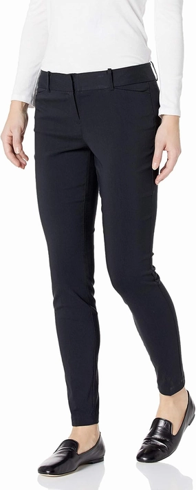 SATINATO Women's Straight Pants Stretch Slim Skinny Solid Trousers Casual Business Office