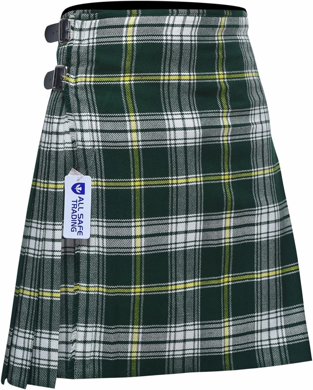 Scottish Men's 8 Yard Tartan Kilt, Highland Wedding Kilt