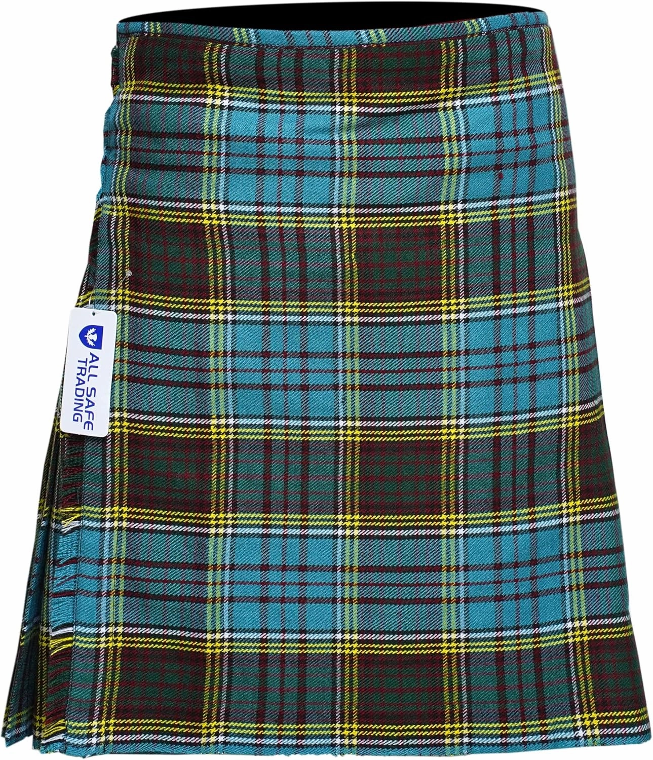 Scottish Men's 8 Yard Tartan Kilt, Highland Wedding Kilt