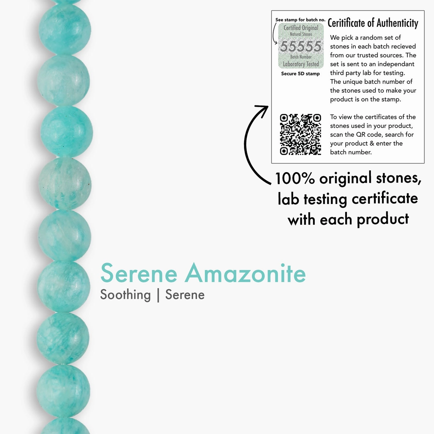 Serene Amazonite Natural Stone Bracelet