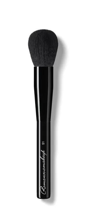 Sexy Foundation and Powder Brush. Durable and Ultimate Soft Brush for Easy Blending by Romanovamakeup. Blend Makeup or Cream on Face, Smooth and Even Result, no Spots or Streaks Pro Brush for Women.