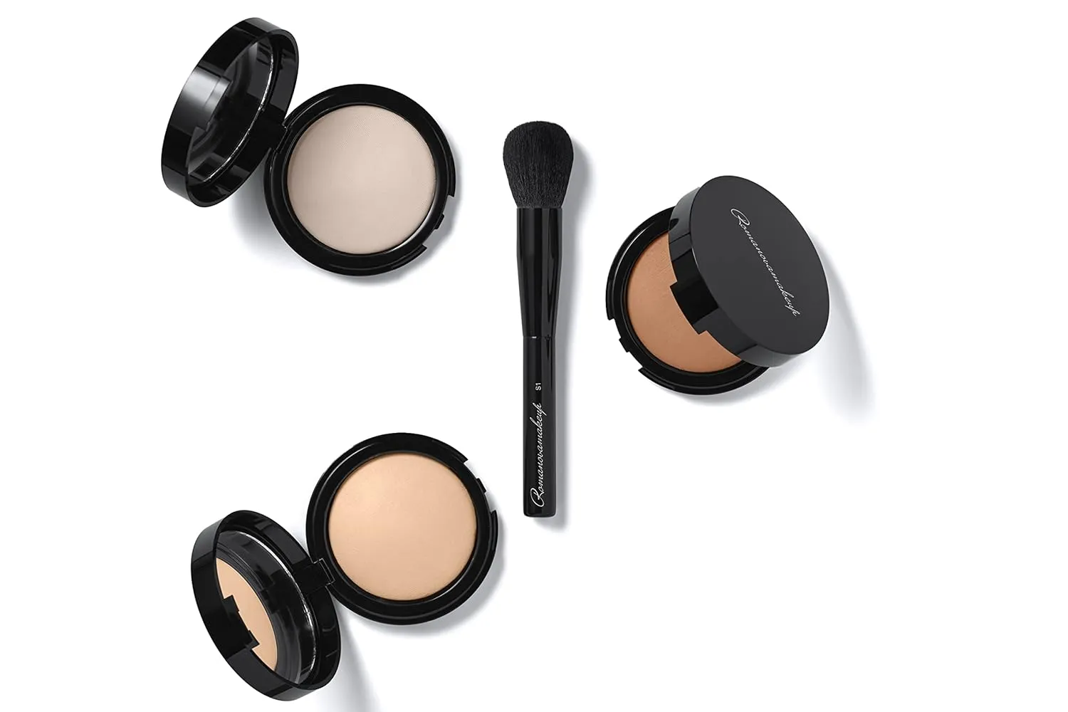 Sexy Foundation and Powder Brush. Durable and Ultimate Soft Brush for Easy Blending by Romanovamakeup. Blend Makeup or Cream on Face, Smooth and Even Result, no Spots or Streaks Pro Brush for Women.