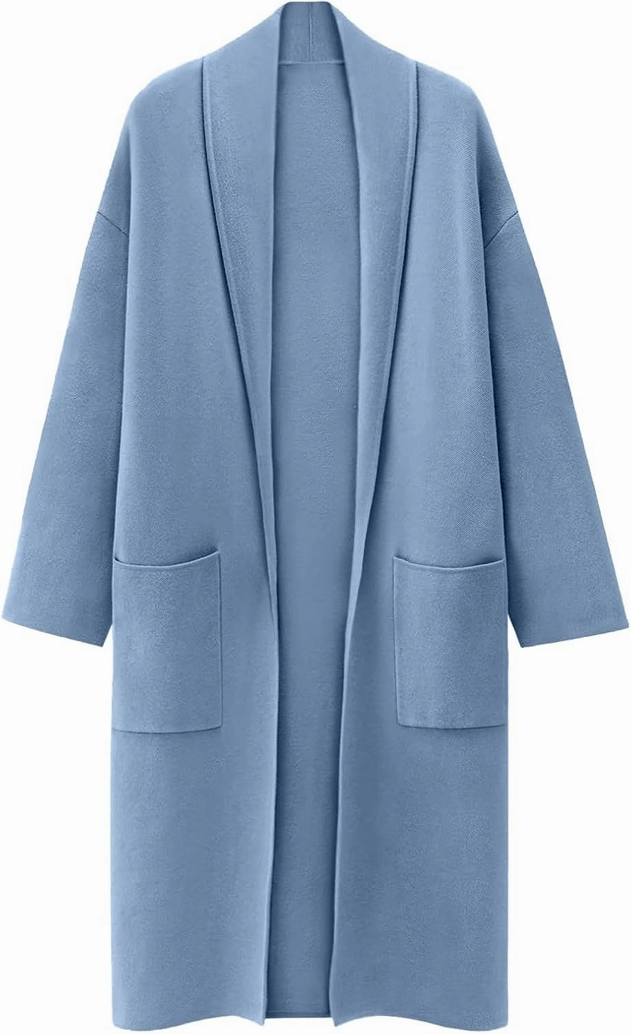SHAOBGE Cardigan for Women Women's Autumn and Winter Solid Color Fashionable Thin Lapel Long Woolen Fall Outfits