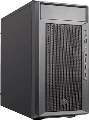 SilverStone Technology FARA 311 Compact Micro-ATX Chassis, Black, SST-FA311-B