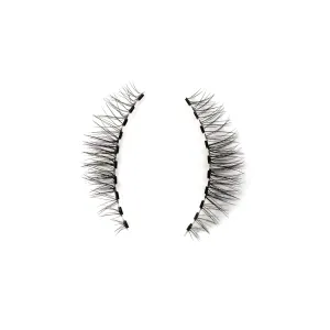 Single Pair Includes Magnetic Liner 10 Magnets on Band, cut to Fit Natural Looking Magnet Fake Eyelashes Kit with Classic Lash for Special Occasions or Daily Use 15 times