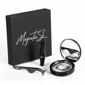 SL Magnetic Eyelashes, Magnetic Eyeliner and Eyelashes, Reusable Natural Look False Eyelashes Kit KS02 DM937