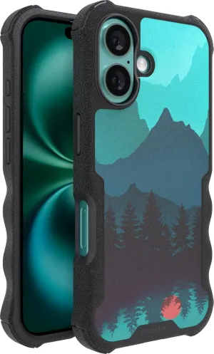 Smartish® iPhone 16 Protective Magnetic Case - Gripzilla Compatible with MagSafe [Rugged   Tough] Heavy Duty Grip Armored Slim Cover w/Drop Tested Protection for Apple iPhone 16 Moving Mountains