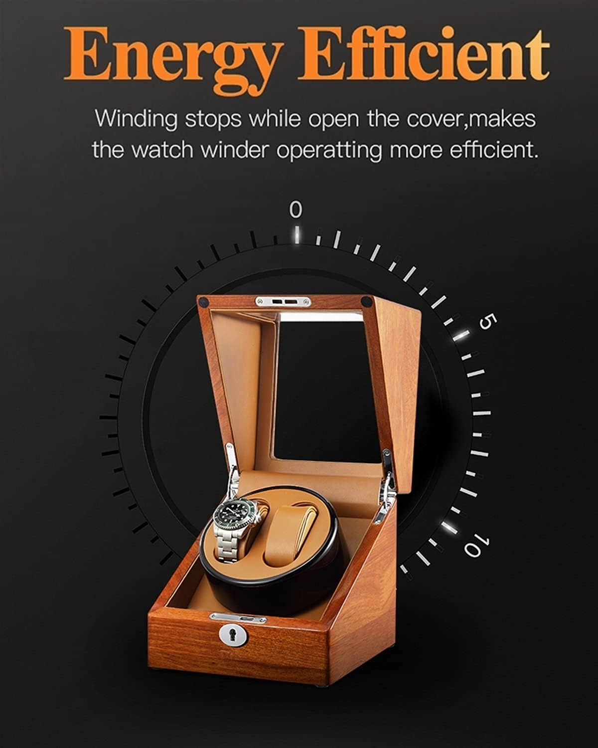 Solid Wood Automatic Watch Winder Storage Box for 2 0/2 3 Watches Watch Winder Display Box with Qiuet Motors and Flexible Watch Pillow (Rosewood beige 2 0)