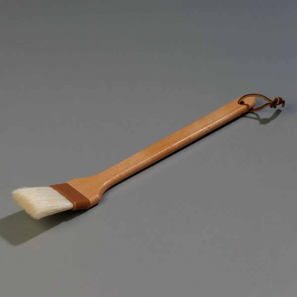 SPARTA 4037000 Boarhair Angled Pastry Brush, Basting Brush With Handle Hole, 2 Inches, Brown, (Pack of 12)