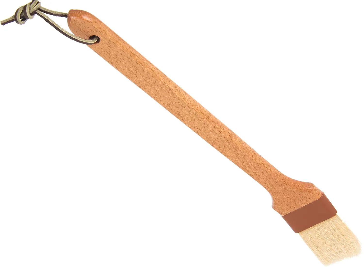 SPARTA 4037000 Boarhair Angled Pastry Brush, Basting Brush With Handle Hole, 2 Inches, Brown, (Pack of 12)