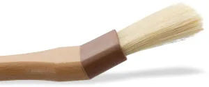 SPARTA 4037000 Boarhair Angled Pastry Brush, Basting Brush With Handle Hole, 2 Inches, Brown, (Pack of 12)