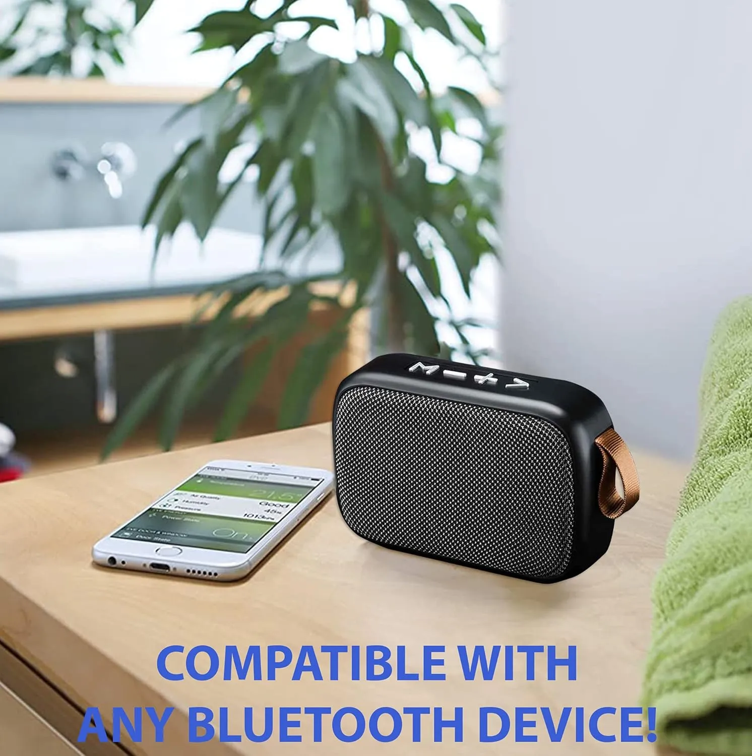 Speaker Compatible with Vertu Signature Touch for Bentley Fabric Design 3W Playtime 6H Indoor, Outdoor Travel (Blue)