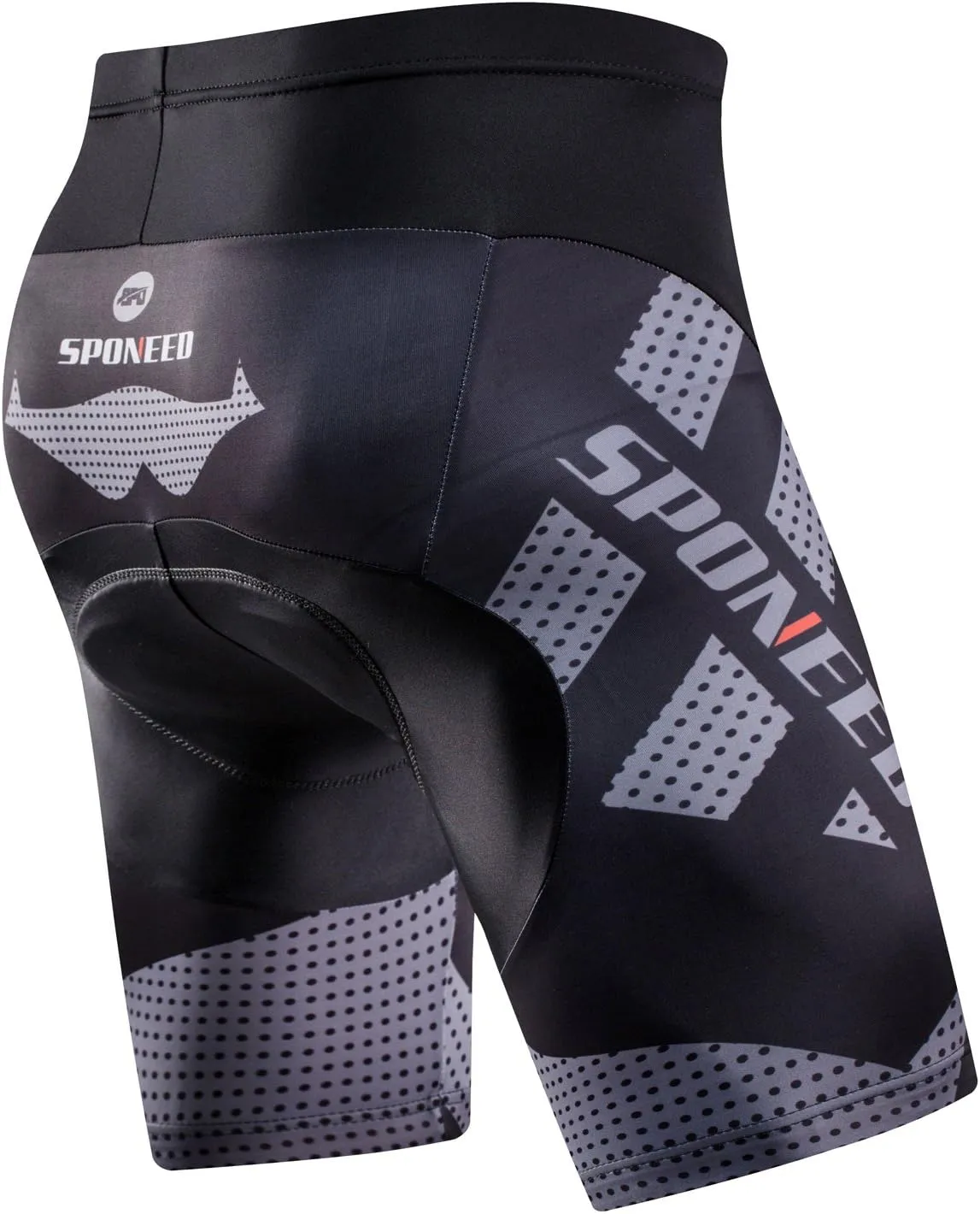 sponeed Men's Cycling Shorts Padded Bicycle Riding Pants Bike Biking Clothes Cycle Wear Tights