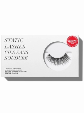 Static Nails Magnetic Eyelashes | Soft Glam (Black, Glam) | Comfortable Magnetic Lashes, Fake Eyelash Extension Kit, False Lashes | Reusable, No Glue Needed, 3D Natural Look Eyelashes