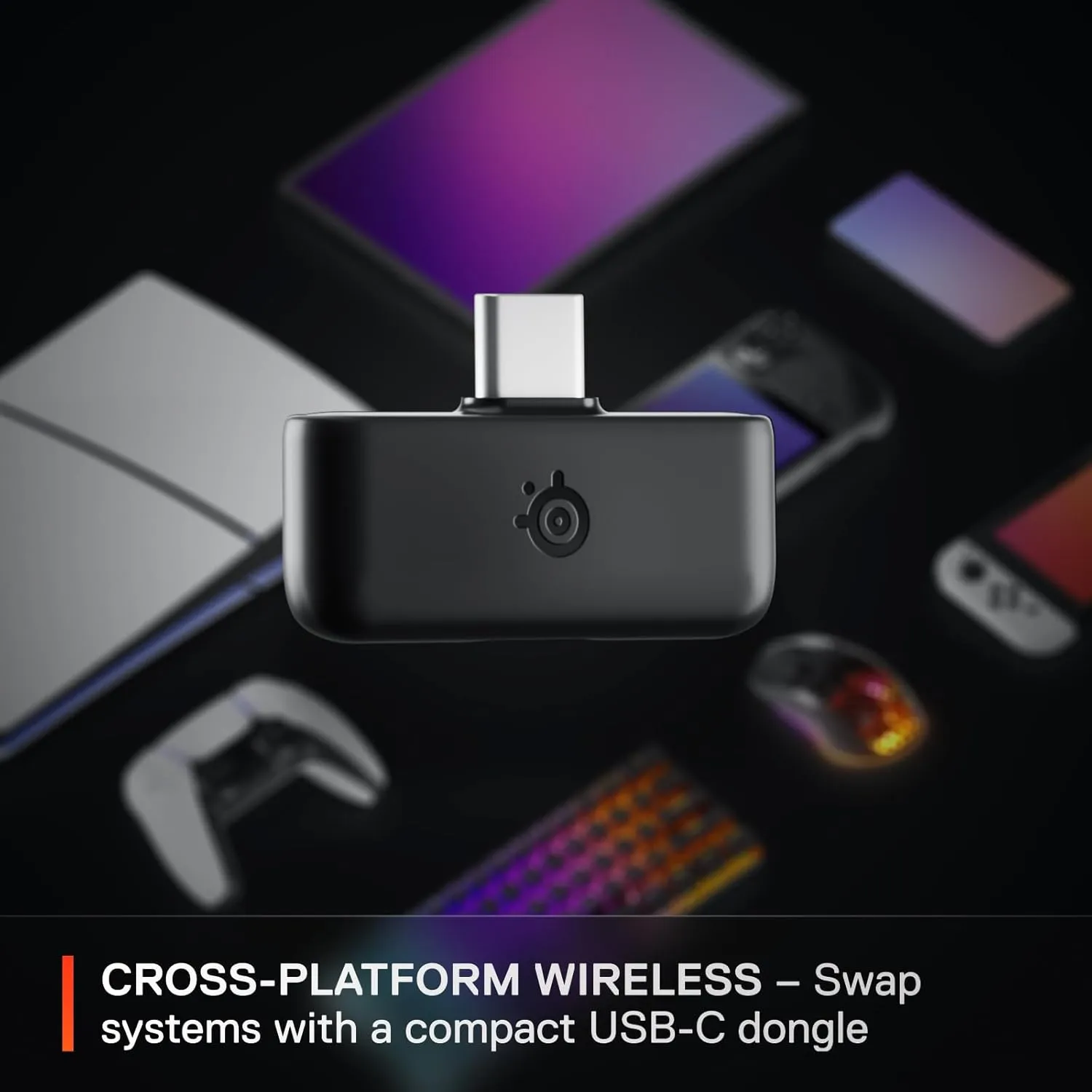 SteelSeries Arctis Nova 5 Wireless Multi-System Gaming Headset — Neodymium Magnetic Drivers — 100  Audio Presets — 60 HR Battery — 2.4GHz or BT — ClearCast Gen2.X Mic — PC, PS5, PS4, Switch, Mobile