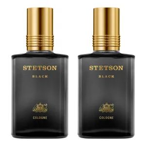 Stetson Black Eau De Cologne Spray 44Ml, Pack Of 2, 1.5 Fl Oz