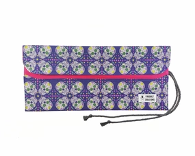Sugar Skull Make Up Brush Holder Roll