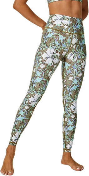 Sustainale High Waisted Yoga Capris Leggings with Pockets for Women Workout Fitness Running Pants Tight