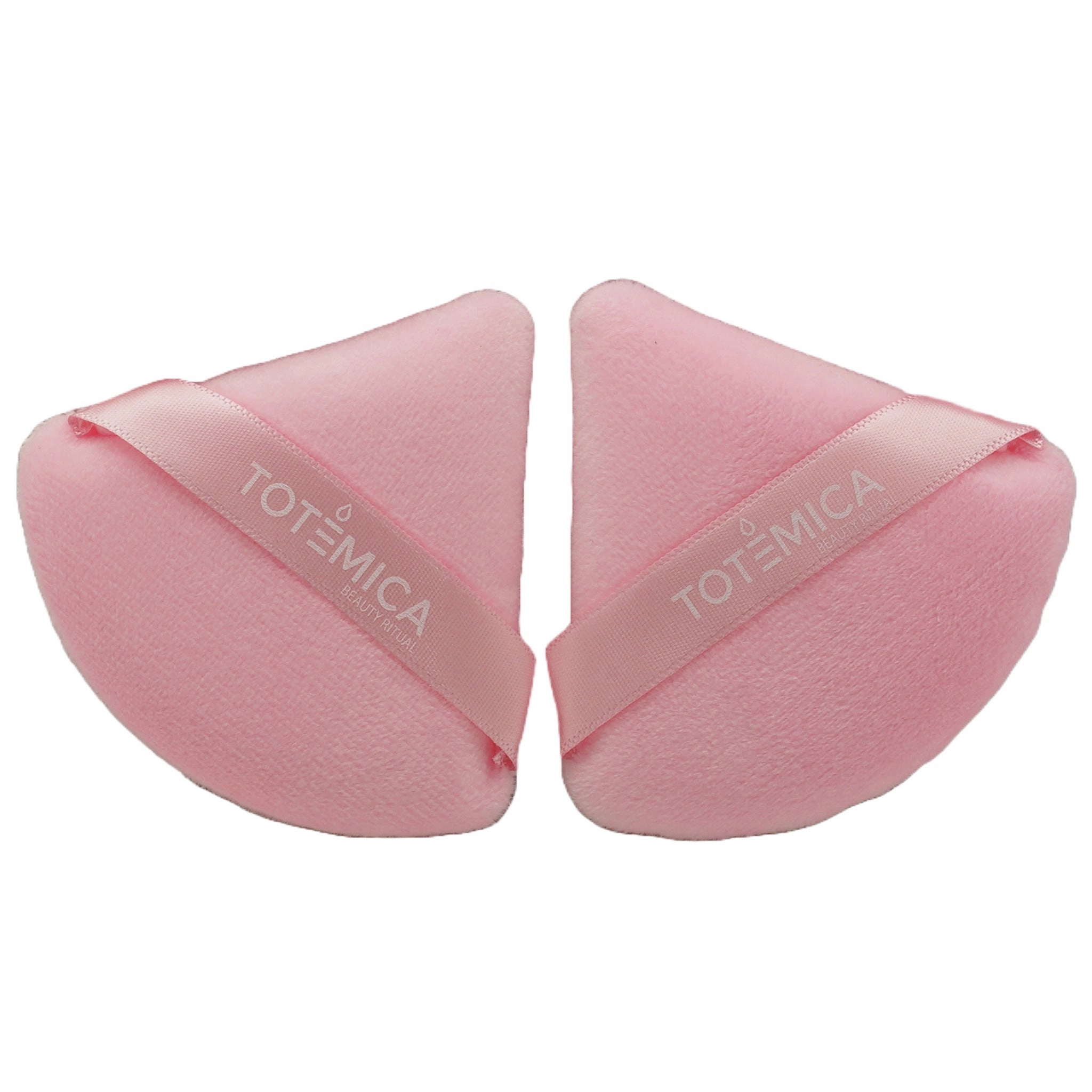 Totemica Triangle Velvet Pink Powder Puff - Wholesale 24 Units (APPINK)