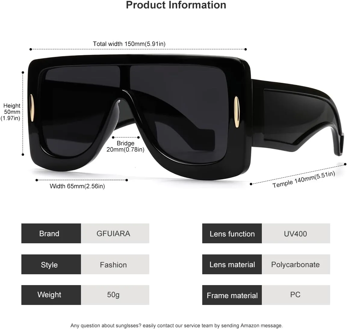 Trendy Anagram Mask Sunglasses for Women Men Oversized Flat Top Fashion Shield Sun Glasses UV Protection Sunnies