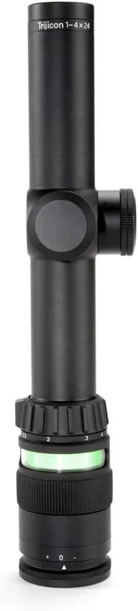 Trijicon TR24 AccuPoint 1-4x24 Riflescope German #4 Crosshair with Green Dot Reticle, 30mm Tube