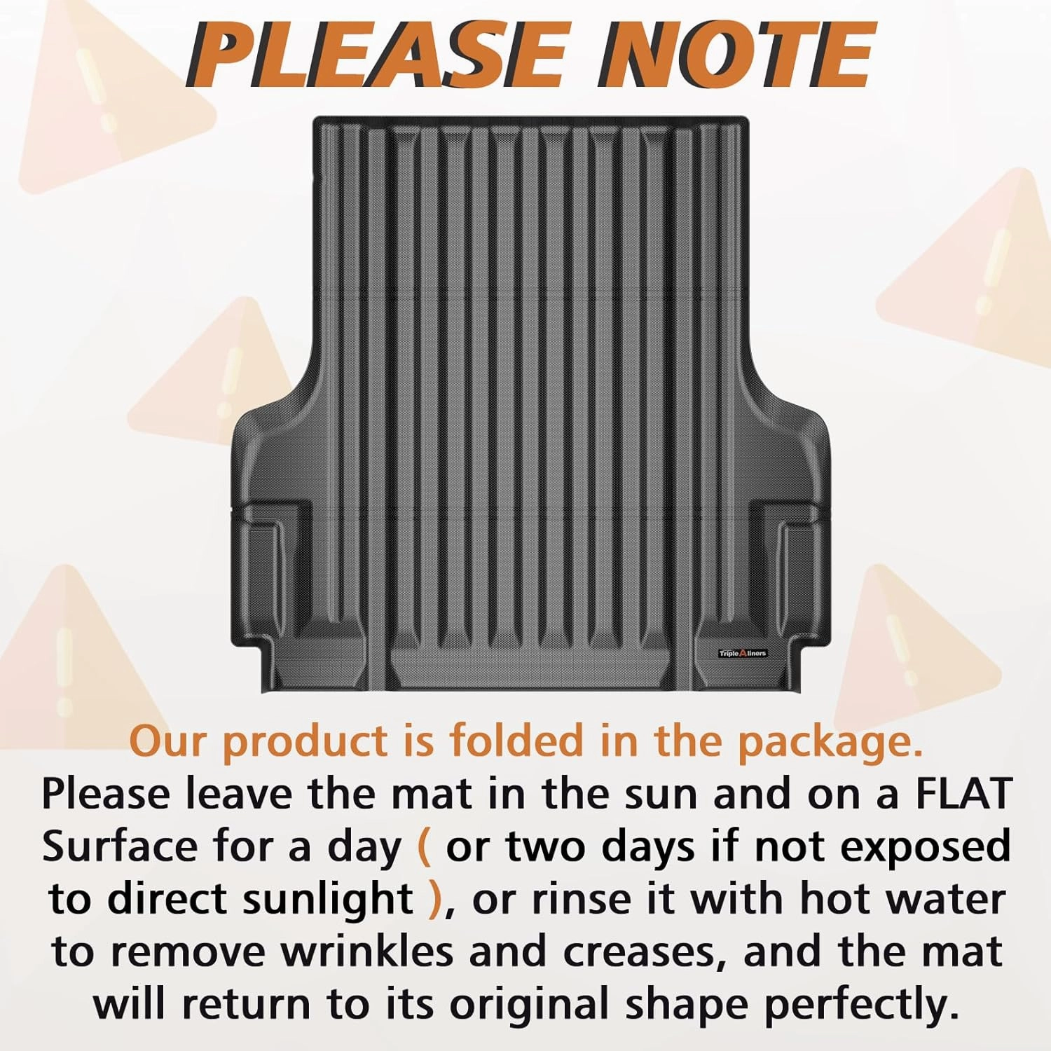 TripleAliners Truck Bed Mat Compatible with 2022 2023 2024 2025 Nissan Frontier Accessories Crew Cab 5FT Vehicle Perfectly Flush All Weather Protection TPE Heavy Duty Pickup Car Bed Cargo Mat