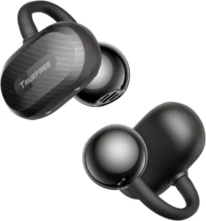 truefree C10 Clip-On Wireless Earbuds, Open-Ear Earphones, Bluetooth 5.4, 12mm Driver with Spatial Sound, 28H Playtime, IPX5 Water-Resistant, AI-ENC Clear Calls, Dual Connection, App Customizable