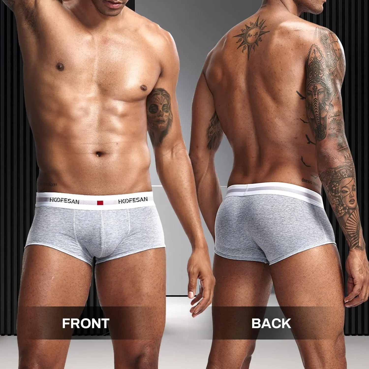 Trunks Underwear Boxer Briefs for Men Boxer Briefs Men's Underwear Pack Soft Low Rise Multipack