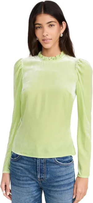 Ulla Johnson Women's Marlene Velvet Blouse