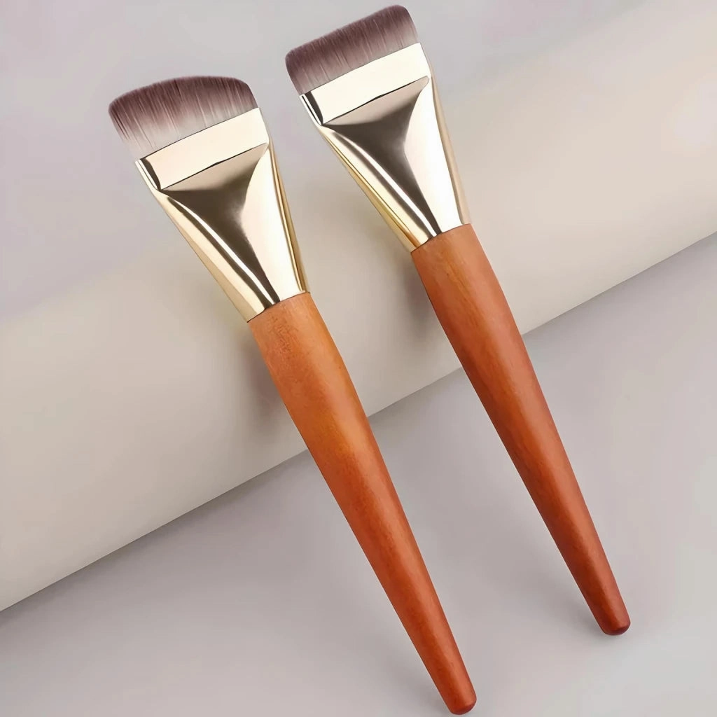 Ultra Thin Flat Foundation Brush for Seamless Makeup Application