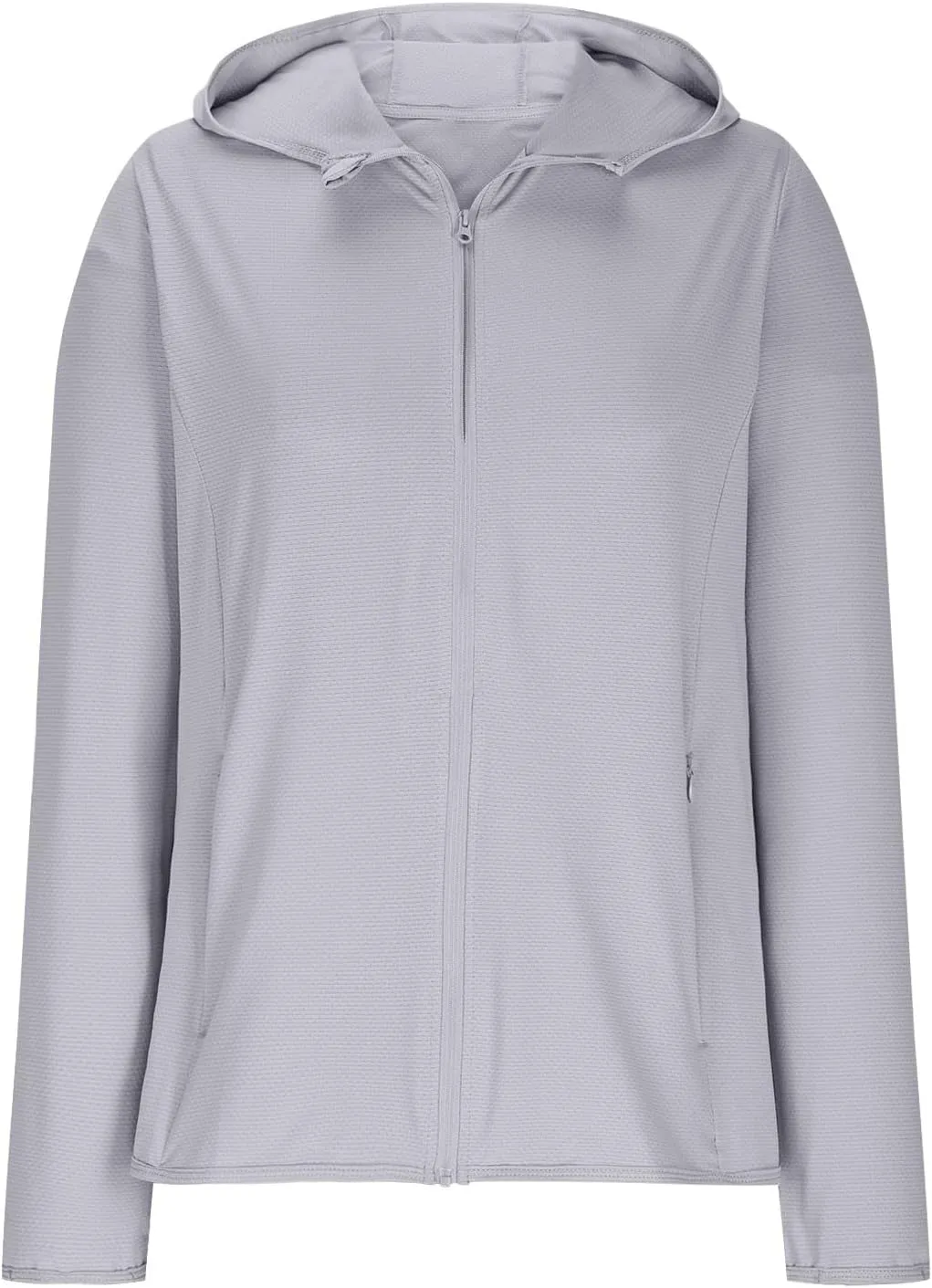 UPF 50 Long Sleeve Women Full Zipper Jacket Lightweight Summer Athletic Sports Jackets Outerwear Sun Protection Tees
