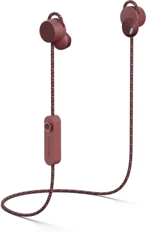 Urbanears Jakan Bluetooth Wireless in-Ear Earbud Headphones, Mulberry Red (04092178)