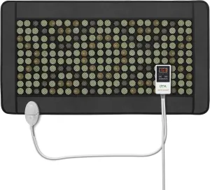 UTK Quantum Wave Heating Mat, Infrared Heating Pad for Pain Relief, FSA HSA Eligible, 32 Passive Magnets Stones, 40 Tourmalines, 148 Natural Jades, Memory Function, Auto Shut Off (Mplus: 21'' x 38'')