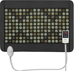 UTK Quantum Wave Heating Pad, Infrared Heating Pad for Pain Relief, FSA HSA Eligible, 28 Passive Magnets Stones, 44 Tourmalines, 108 Natural Jades, Memory Function, Auto Shut Off (Mpro: 21'' x 31'')