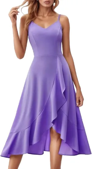 Vacation Dresses for Women 2025 Tank Dress Basic Sleeveless V Neck Long Maxi Dresses Party Club Flowy Sundresses