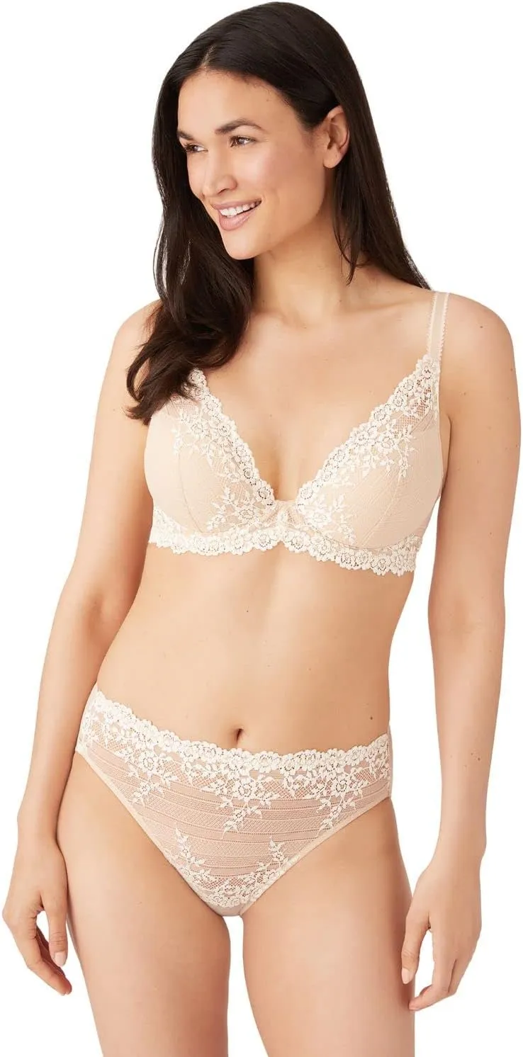 Wacoal Women's Embrace Lace Plunge Convertible Contour Bra