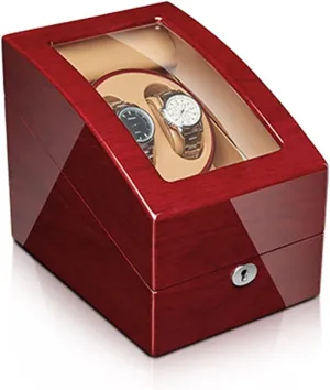 Watch Display Box Automatic Watch Winder with Extra Watch Storages Watches Display Box with Silent Motor Flexible Watch Pillow Wood Shell Piano Finish (2 3)