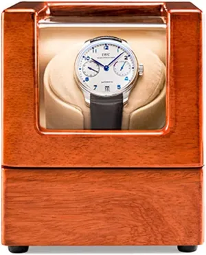 Watch Display Box Single Automatic Watch Winder Wood Shell Piano Paint Exterior with Soft Flexible Watch Pillow and Quiet Mabuchi Motors (Color : Black, Size : 1 0) (Beige b) (Beige b)