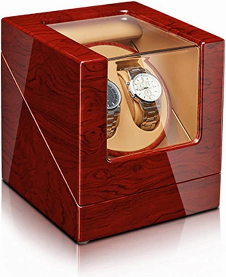 Watch Display Box High End Automatic Watch Winder Withquiet Motor Flexible Watch Pillow Wood Shell Piano Finish Open and Shut Down Featured Fit Lady and Man Watches2 0