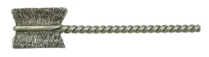 Weiler 21031 Power Tube Brush, Burrite Style, 5/8", 0.05" Steel Wire Fill, 5/8" Length, Made in The USA (Pack of 10)