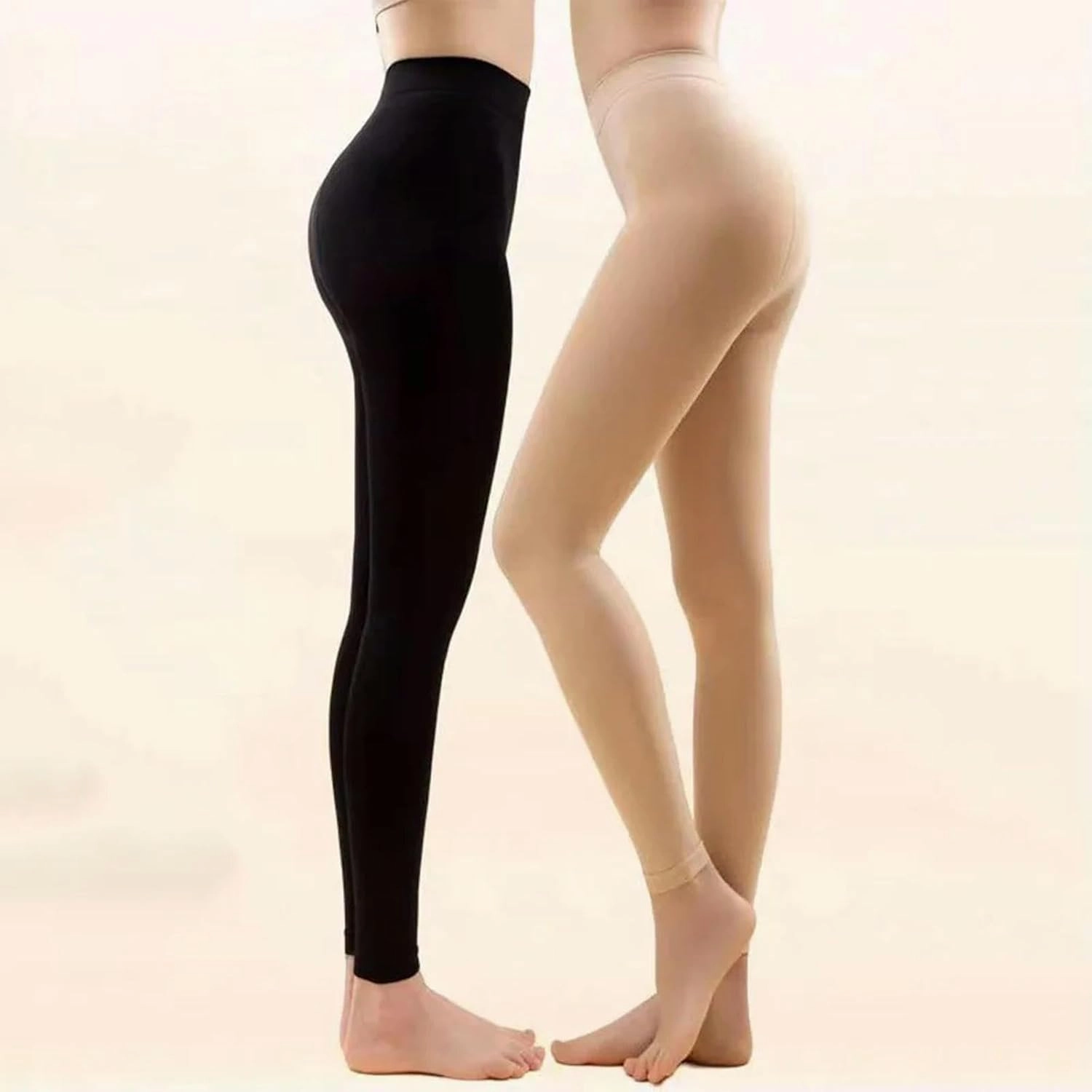 Women Pantyhose Tights Flesh Colored Bare Legs Leggings Butt Lifting Leg Shaping Thermal Stockings