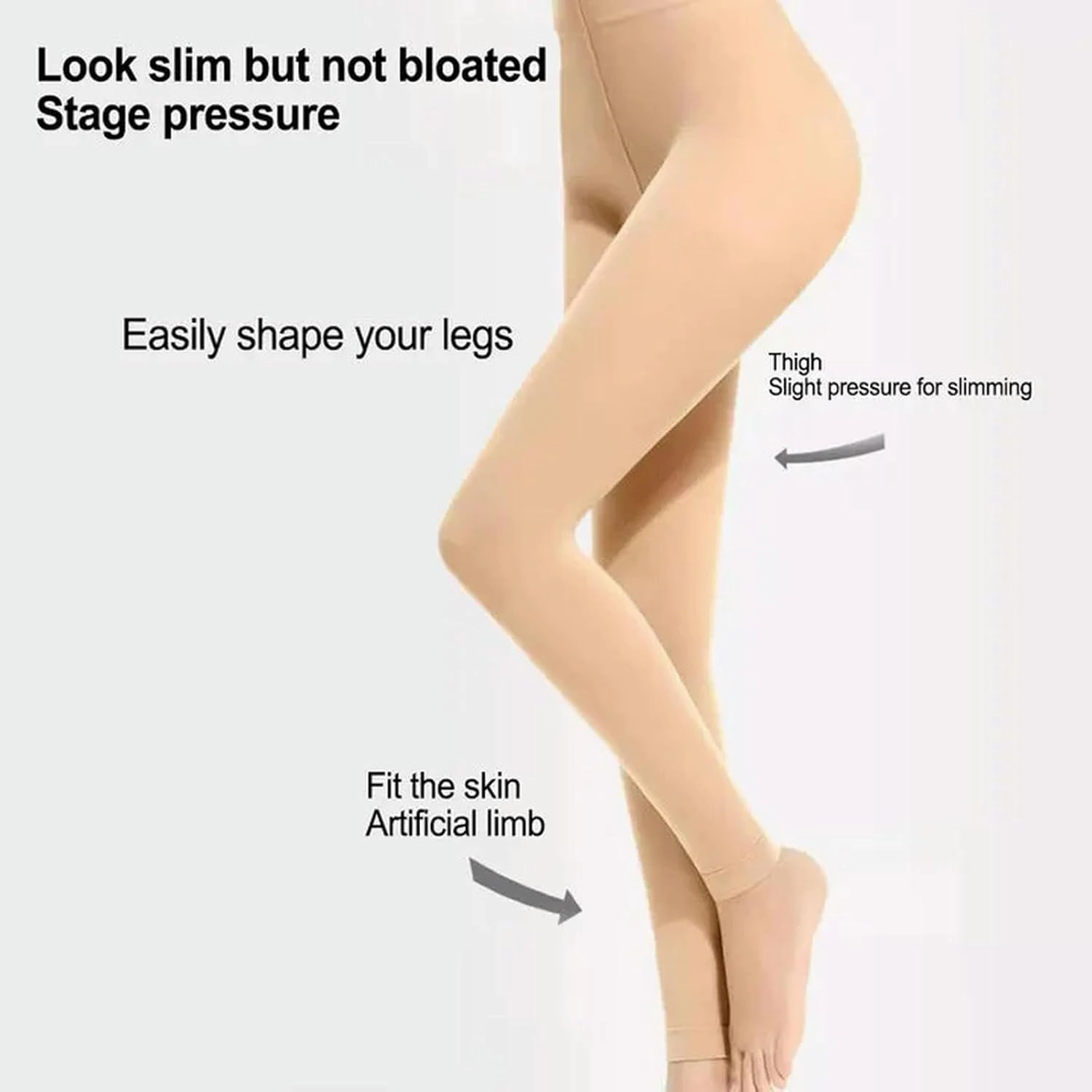 Women Pantyhose Tights Flesh Colored Bare Legs Leggings Butt Lifting Leg Shaping Thermal Stockings