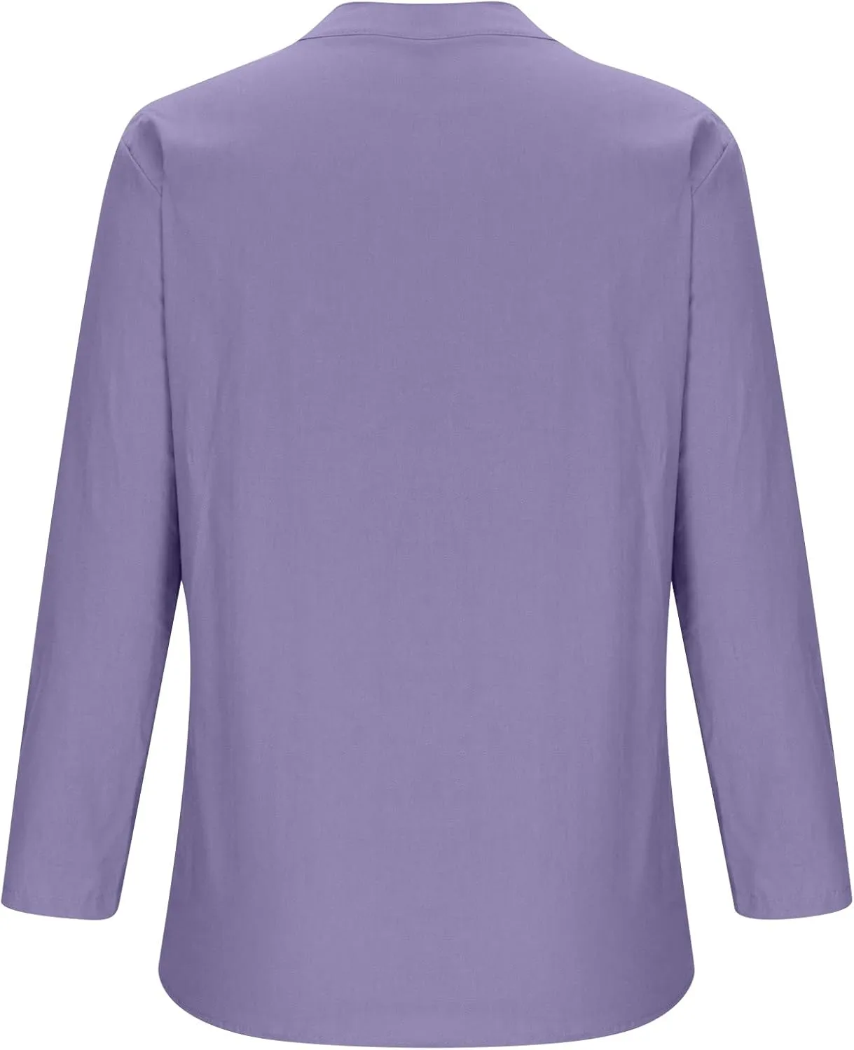 Women's Plus Size Cotton Linen Dress Tops Button Up Shirts Dress Casual Fall Blouse to Wear with Leggings